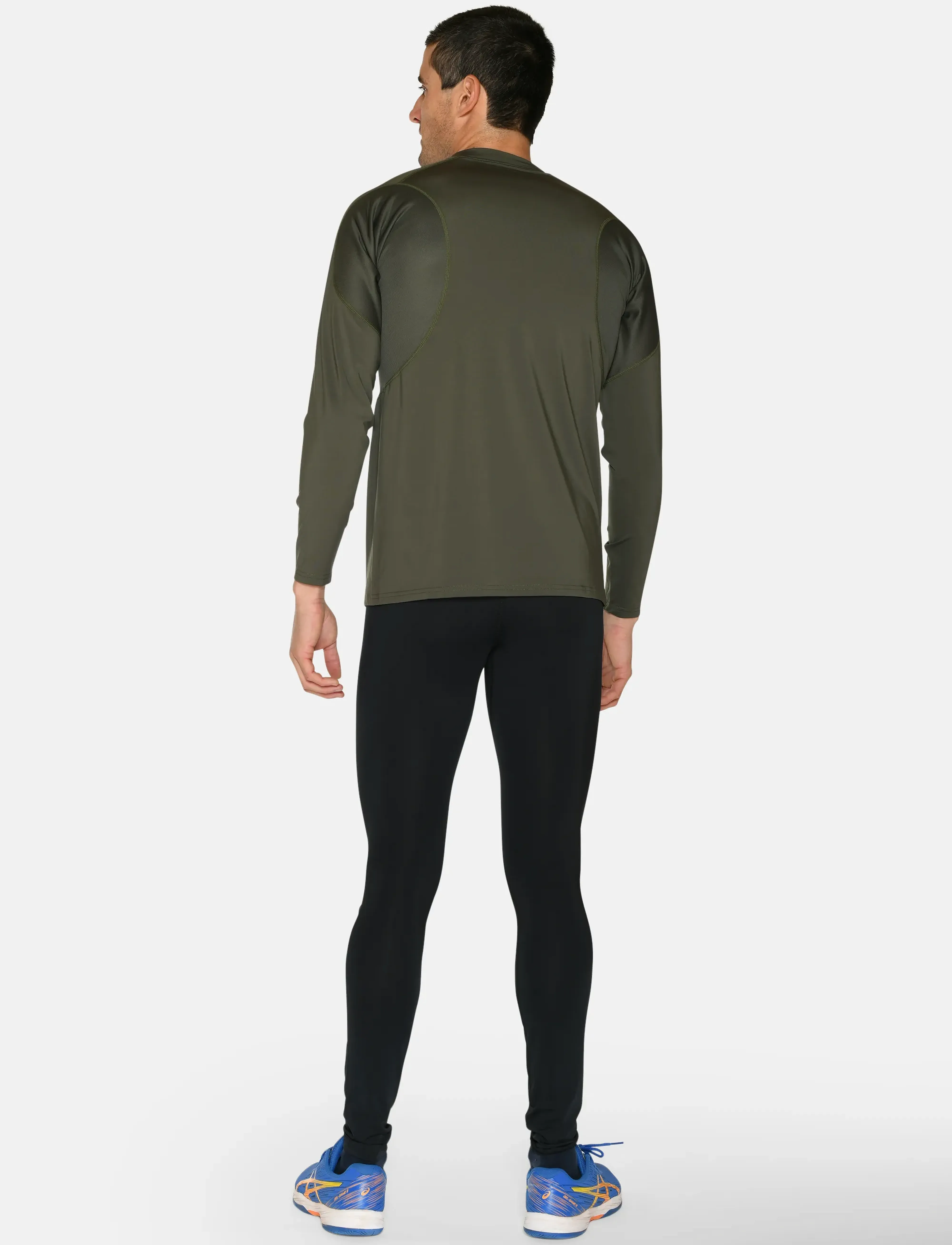 ZEBDIA - Men L/S Baselayer - die niedrigsten preise - dark army - 3