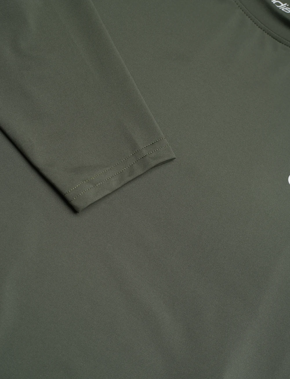 ZEBDIA - Men L/S Baselayer - underställströjor - dark army - 4