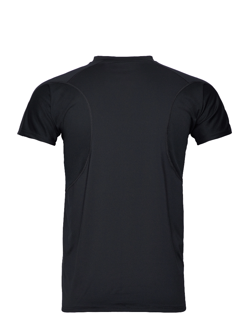 ZEBDIA - Men S/S Baselayer - superundertøy & ullundertøy overdeler - black - 2