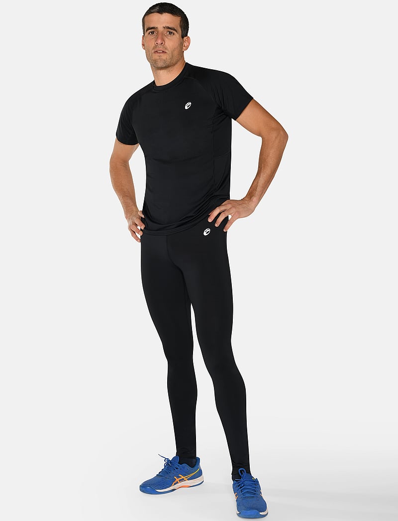 ZEBDIA - Men S/S Baselayer - superundertøy & ullundertøy overdeler - black - 0