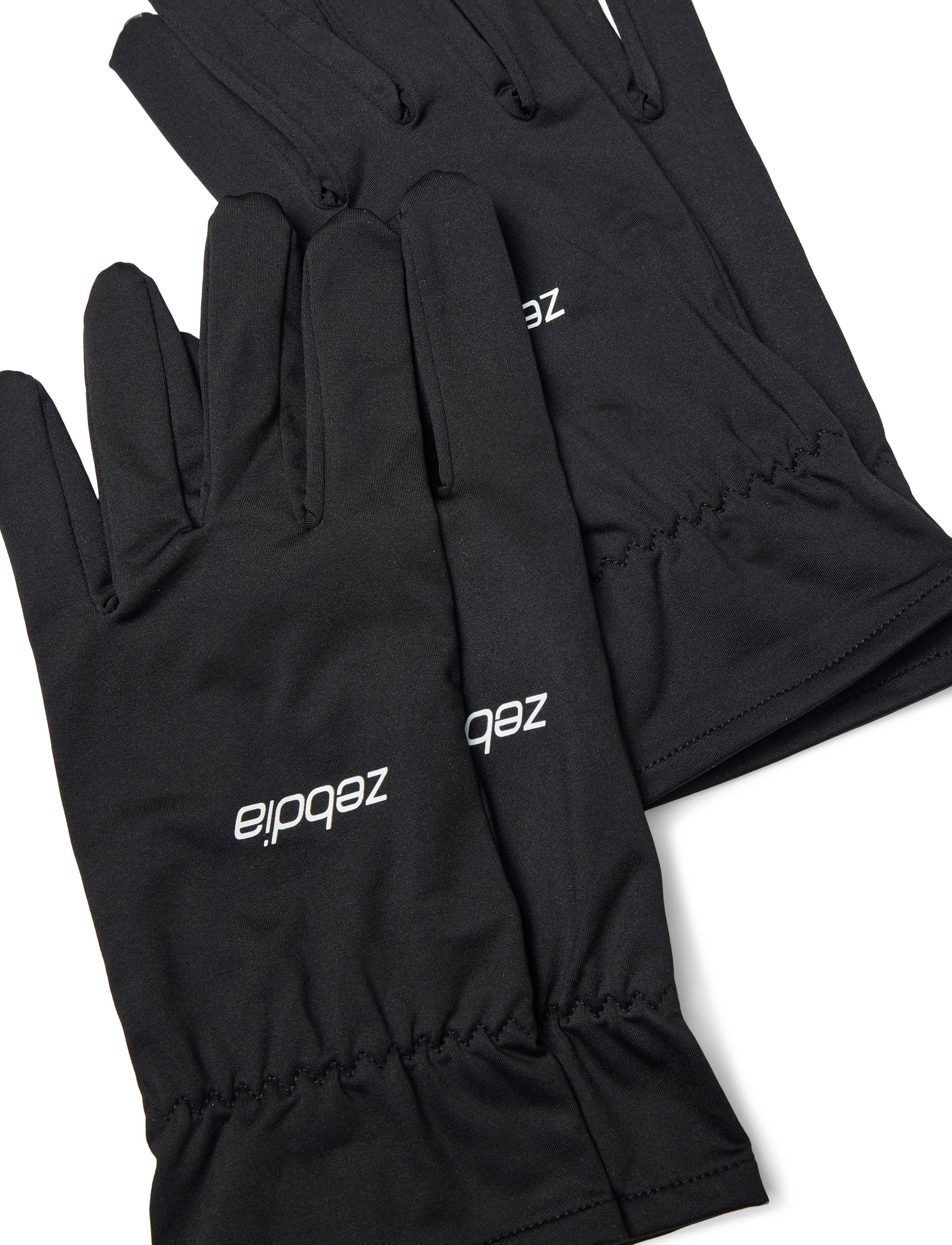 ZEBDIA - Men Sports Gloves 2-Pack - laveste priser - black - 2