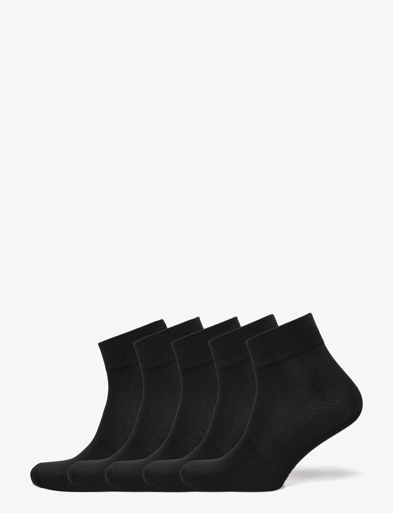ZEBDIA - 5-PK Basic Running Socks - najniższe ceny - black - 0