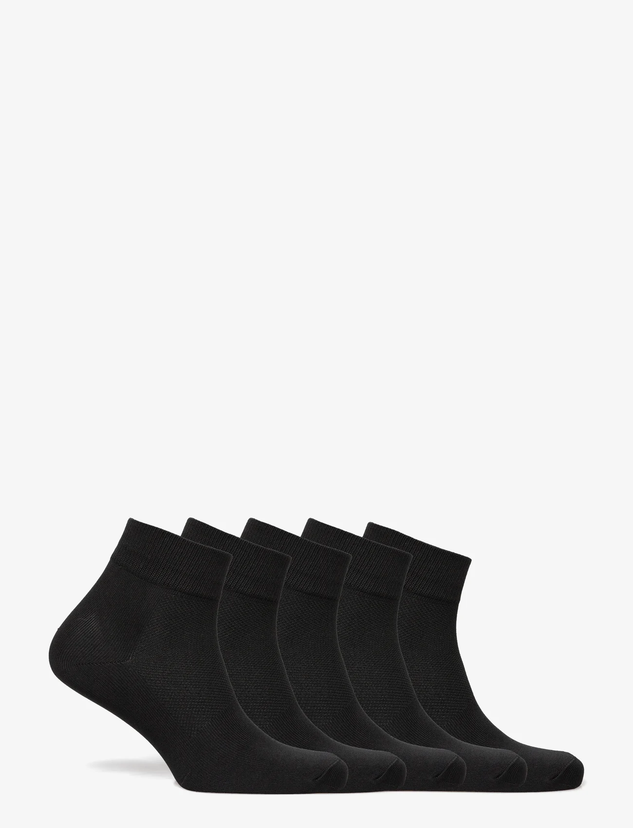 ZEBDIA - 5-PK Basic Running Socks - najniższe ceny - black - 1