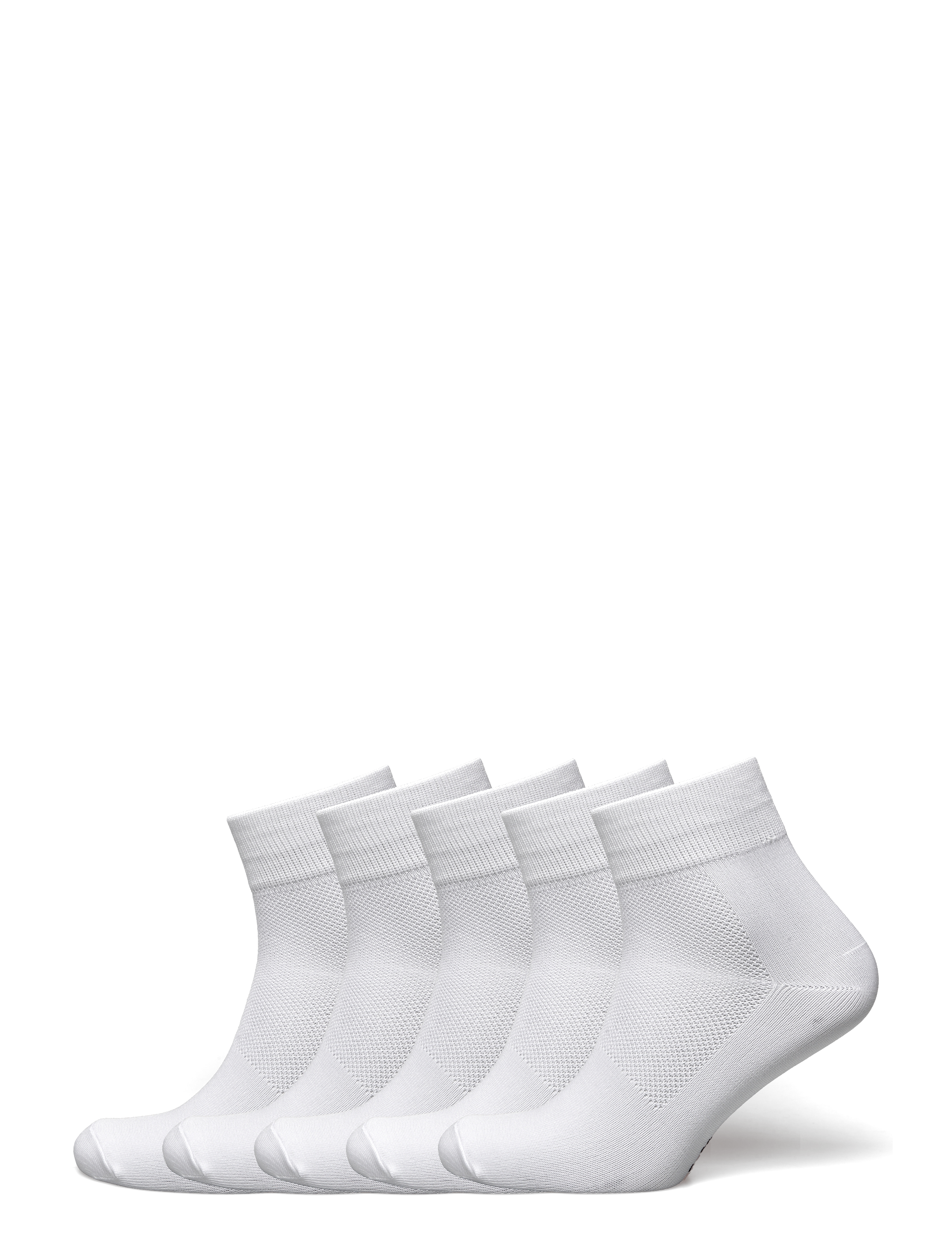 ZEBDIA 5-Pk Basic Running Socken Weiß - 35-38 - Damen