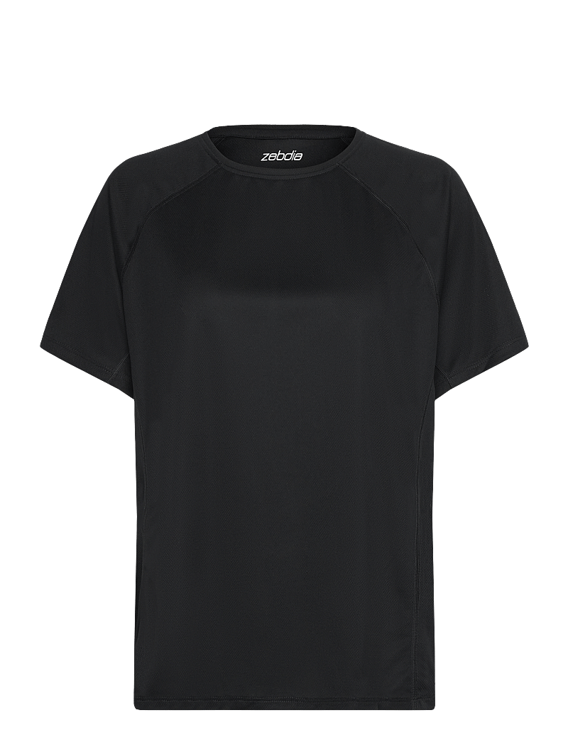 ZEBDIA - Women Sports T-Shirt - t-shirts - black - 0