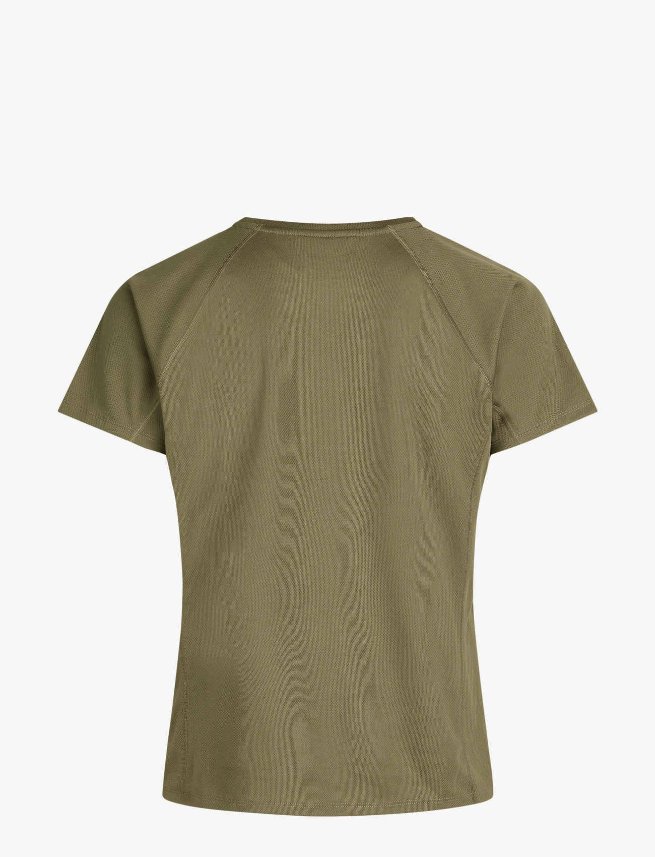 ZEBDIA - Women Sports T-Shirt with Chest Print - toppar og stuttermabolir - army - 1
