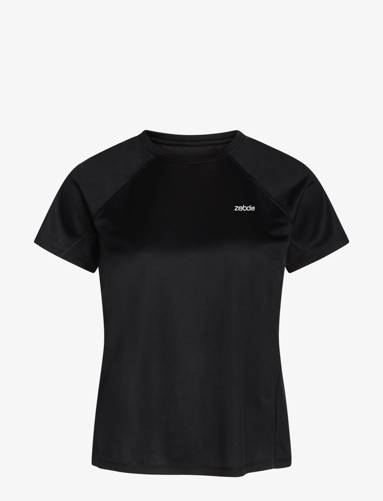 ZEBDIA Women Sports T-Shirt with Chest Print - Clothing - BLACK / black