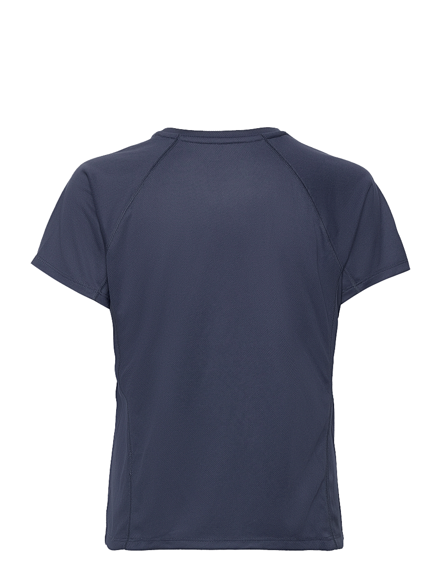 ZEBDIA - Women Sports T-Shirt with Chest Print - t-shirts - navy - 1