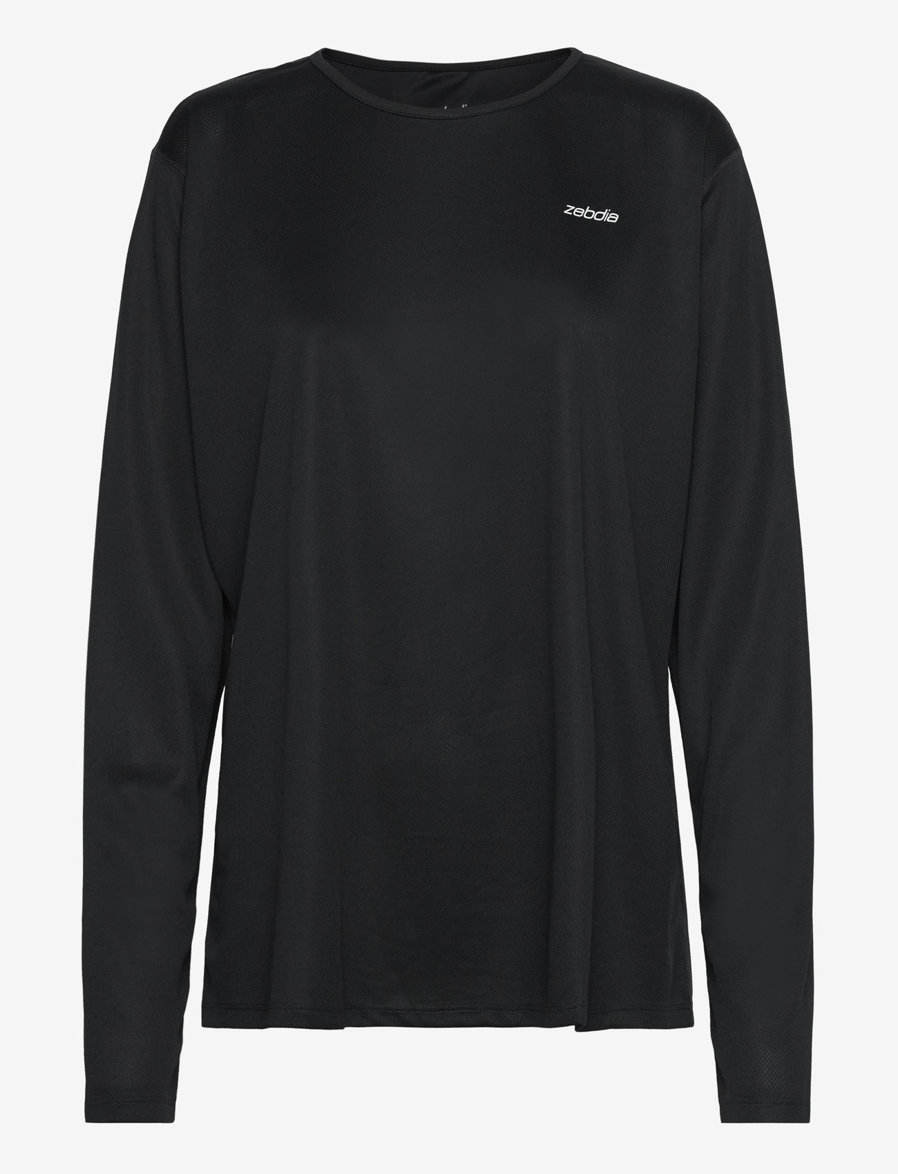 ZEBDIA - Women L/S Sports Tee - top met lange mouwen - black - 0