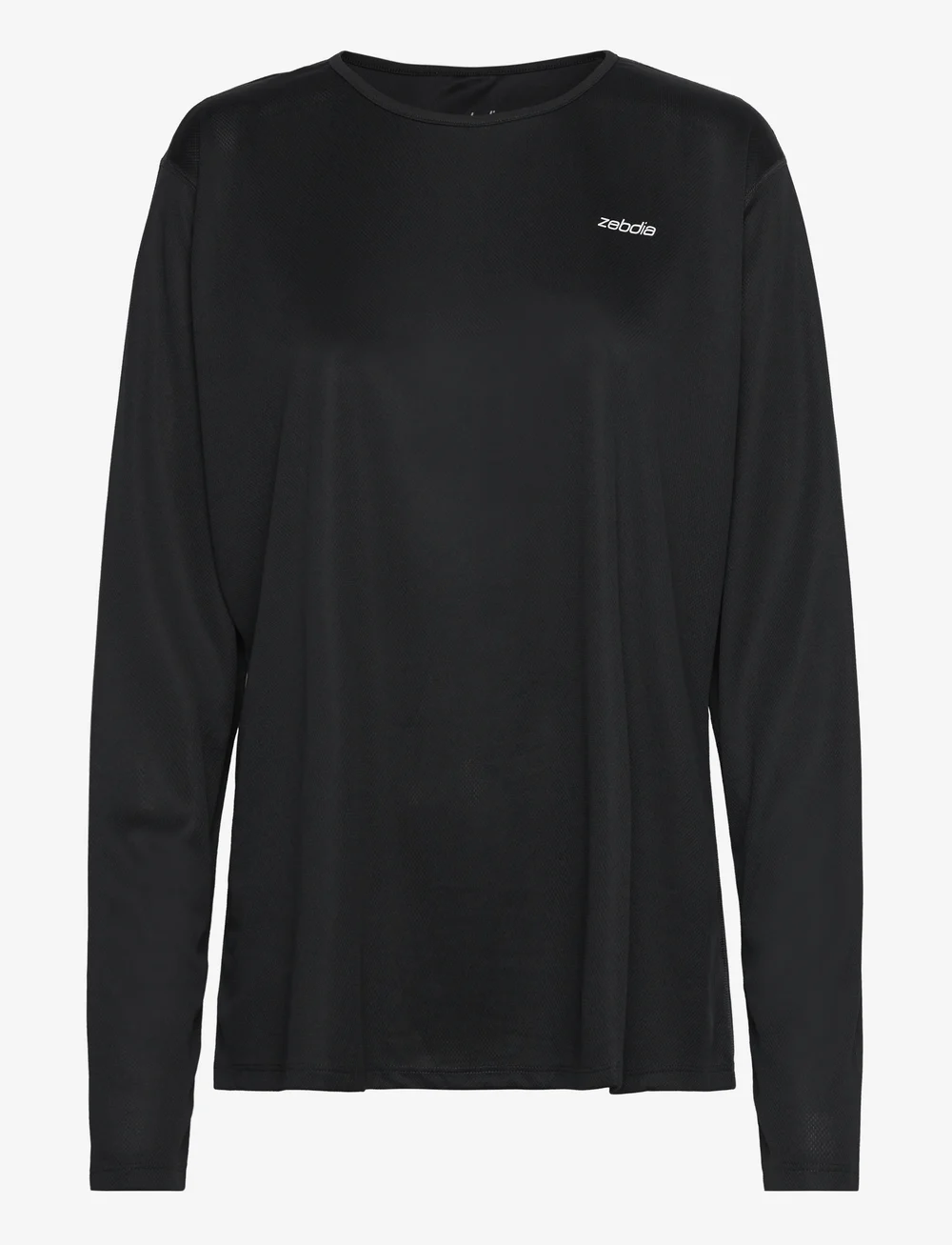 ZEBDIA - Women L/S Sports Tee - longsleeved tops - black - 0