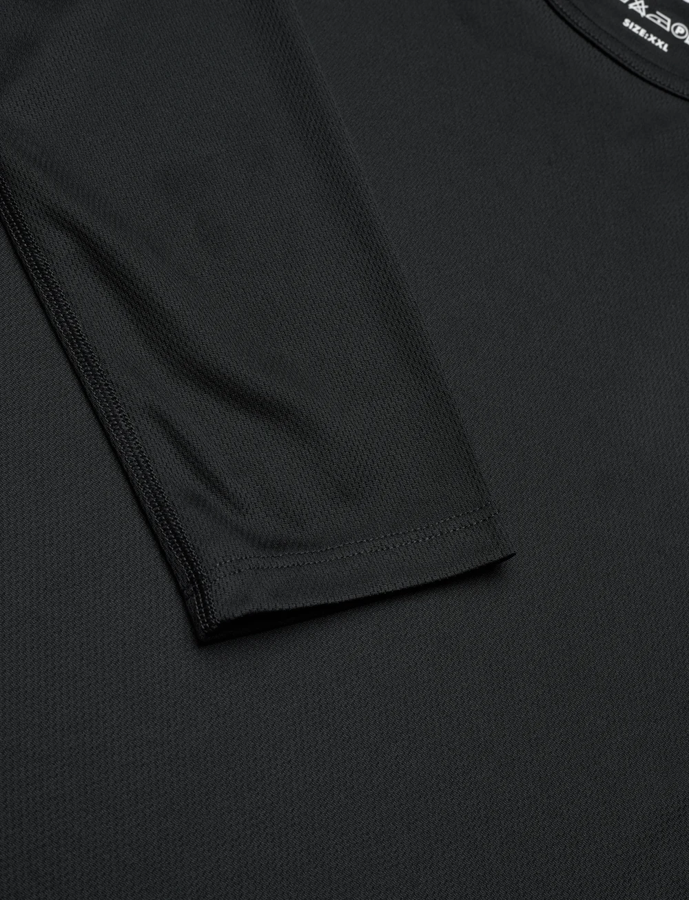 ZEBDIA - Women L/S Sports Tee - longsleeved tops - black - 2