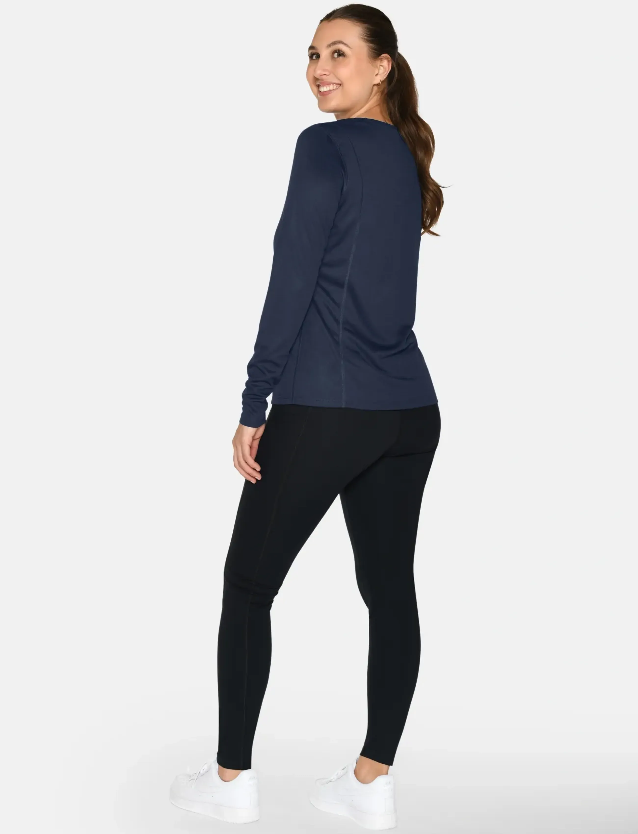 ZEBDIA - Women L/S Sports Tee 2-Pack - langærmede overdele - navy - 4