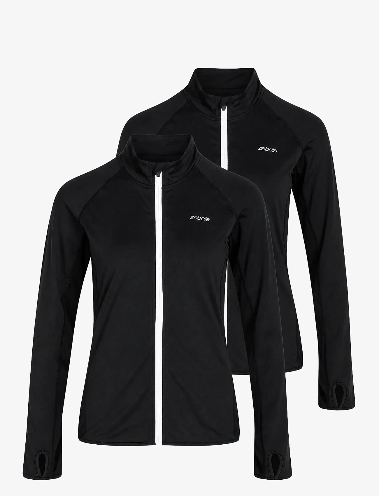 ZEBDIA - Women Sports Jacket 2-Pack - sportsjakker - black - 1