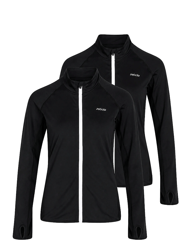 ZEBDIA - Women Sports Jacket 2-Pack - sportsjakker - black - 1