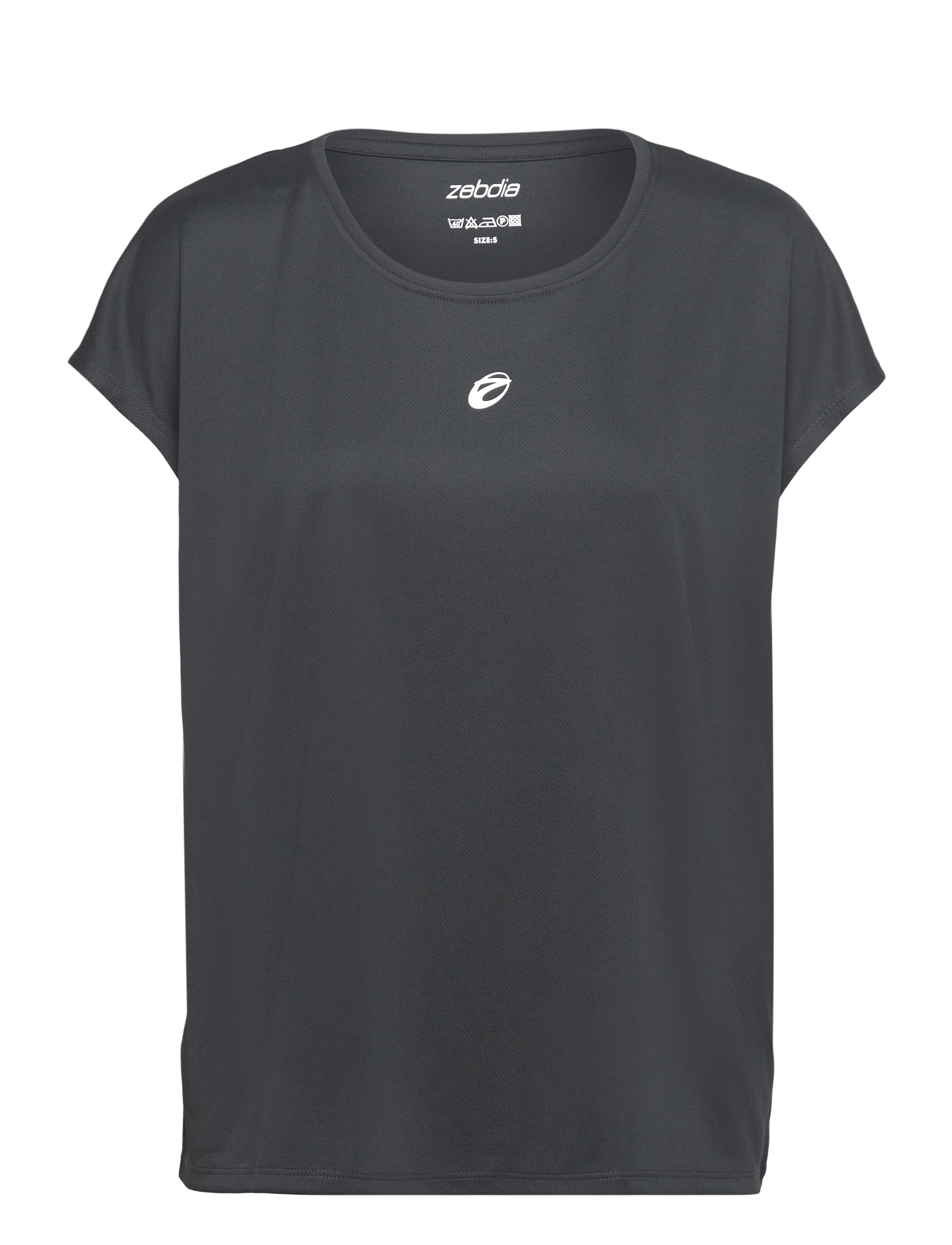 ZEBDIA Women Loose Fit T-Shirt - ZEBDIA - BLACK / black
