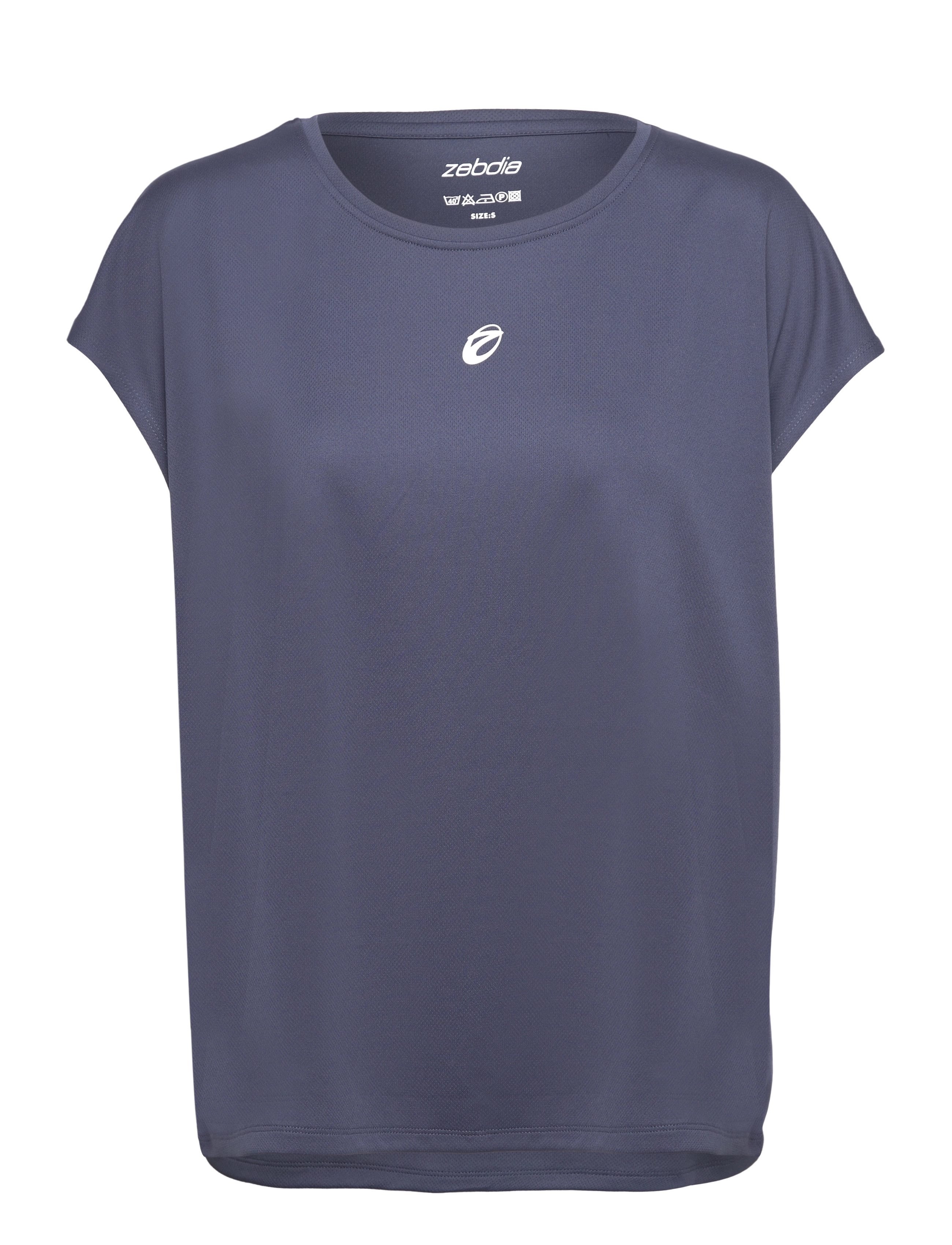 ZEBDIA Women Loose Fit T-Shirt - ZEBDIA - NAVY / navy