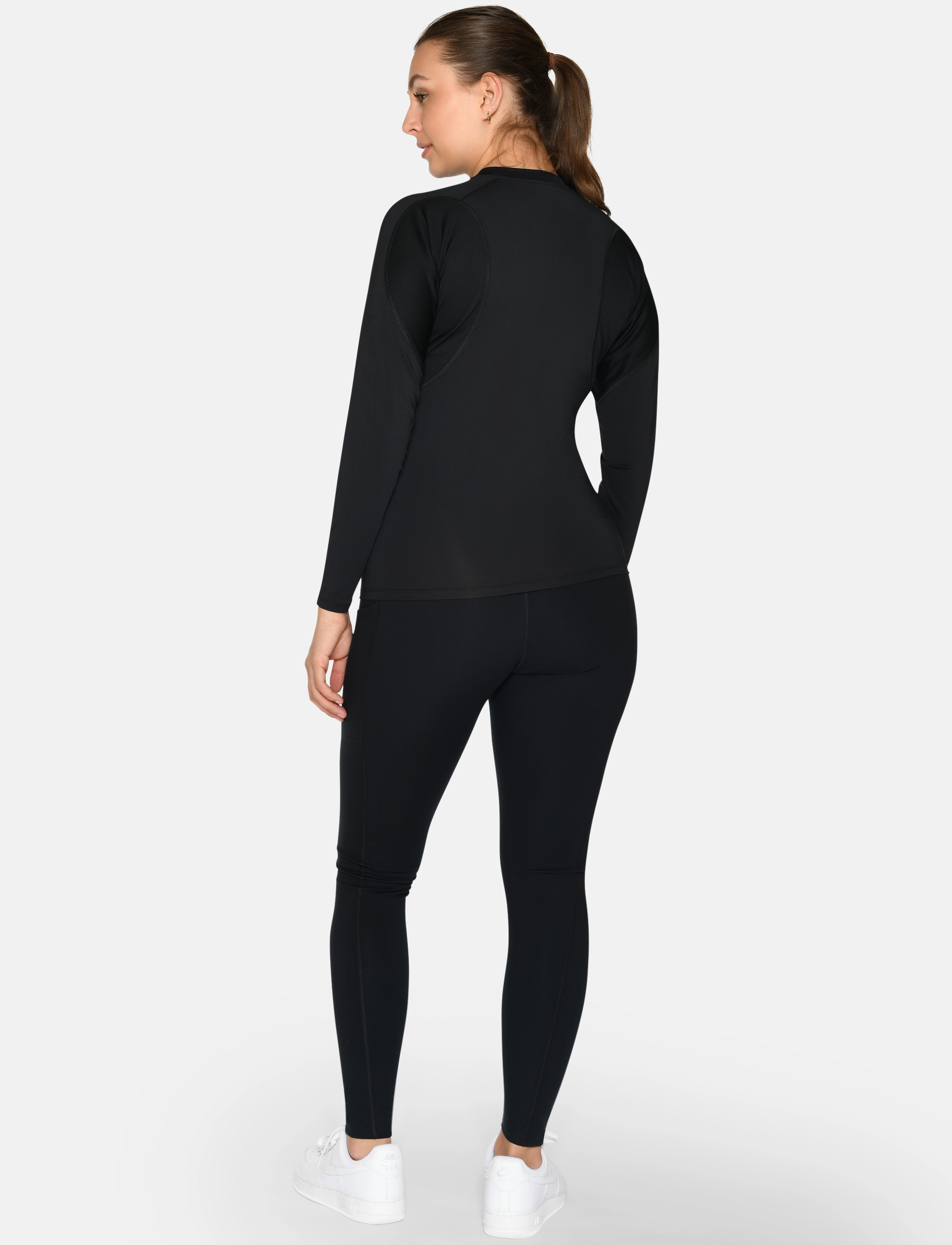 ZEBDIA - Women L/S Baselayer - underställströjor - black - 3