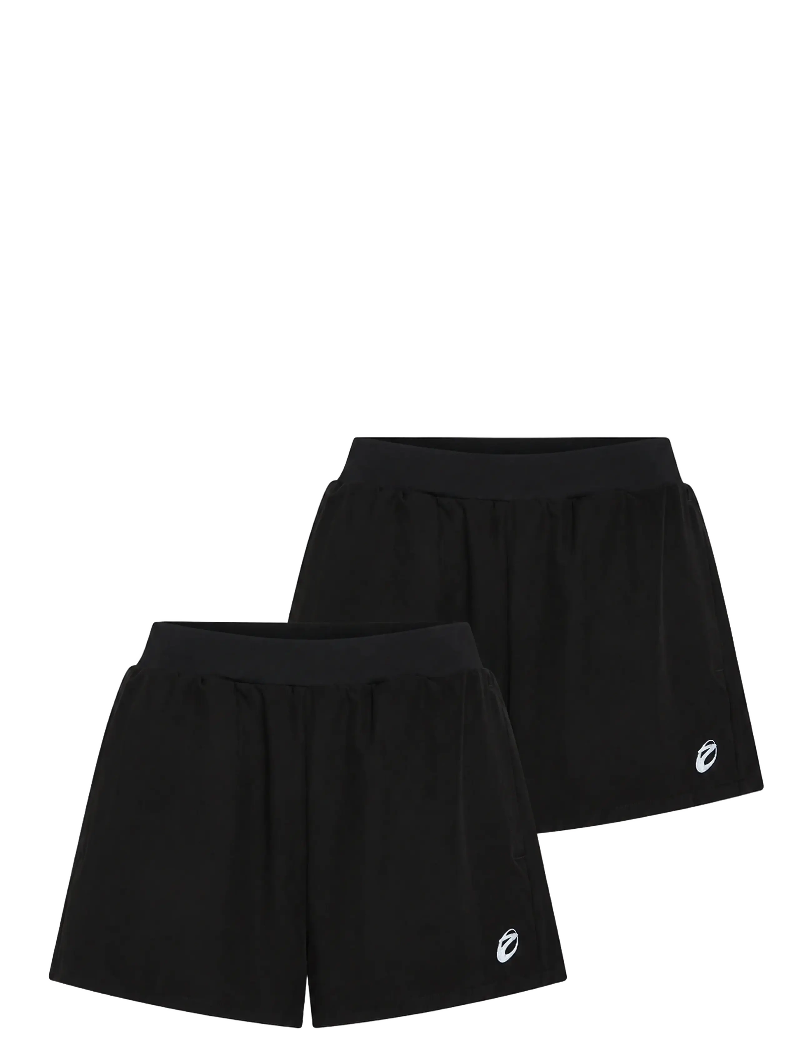ZEBDIA Damen Padel Shorts 2-Pack Schwarz - M - Damen