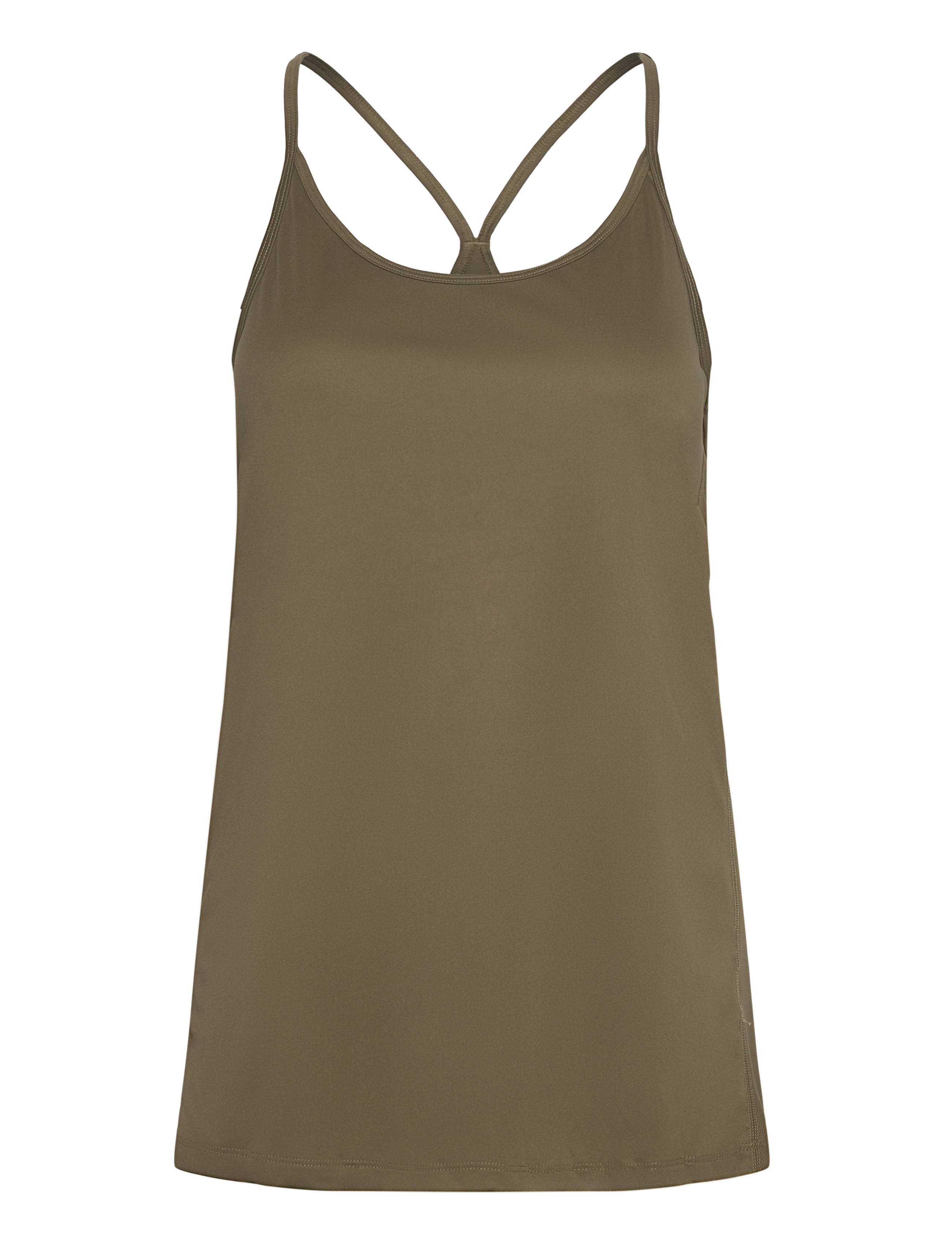 ZEBDIA Women Sports Strap Top, XXL, Khaki green, Sports Overdele & T-shirts > Sport Tank Overdele, Dame