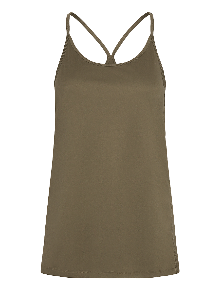 ZEBDIA - Women Sports Strap Top - Õlapaeltega pluusid - army - 0