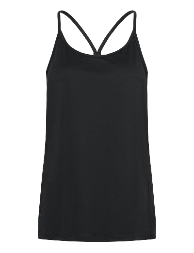 ZEBDIA Women Sports Strap Top - Kläder - BLACK / black