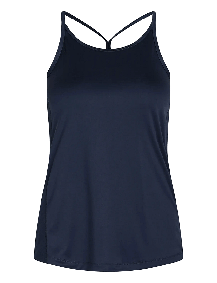 ZEBDIA - Women Sports Strap Top 2-Pack - tank tops - navy - 2