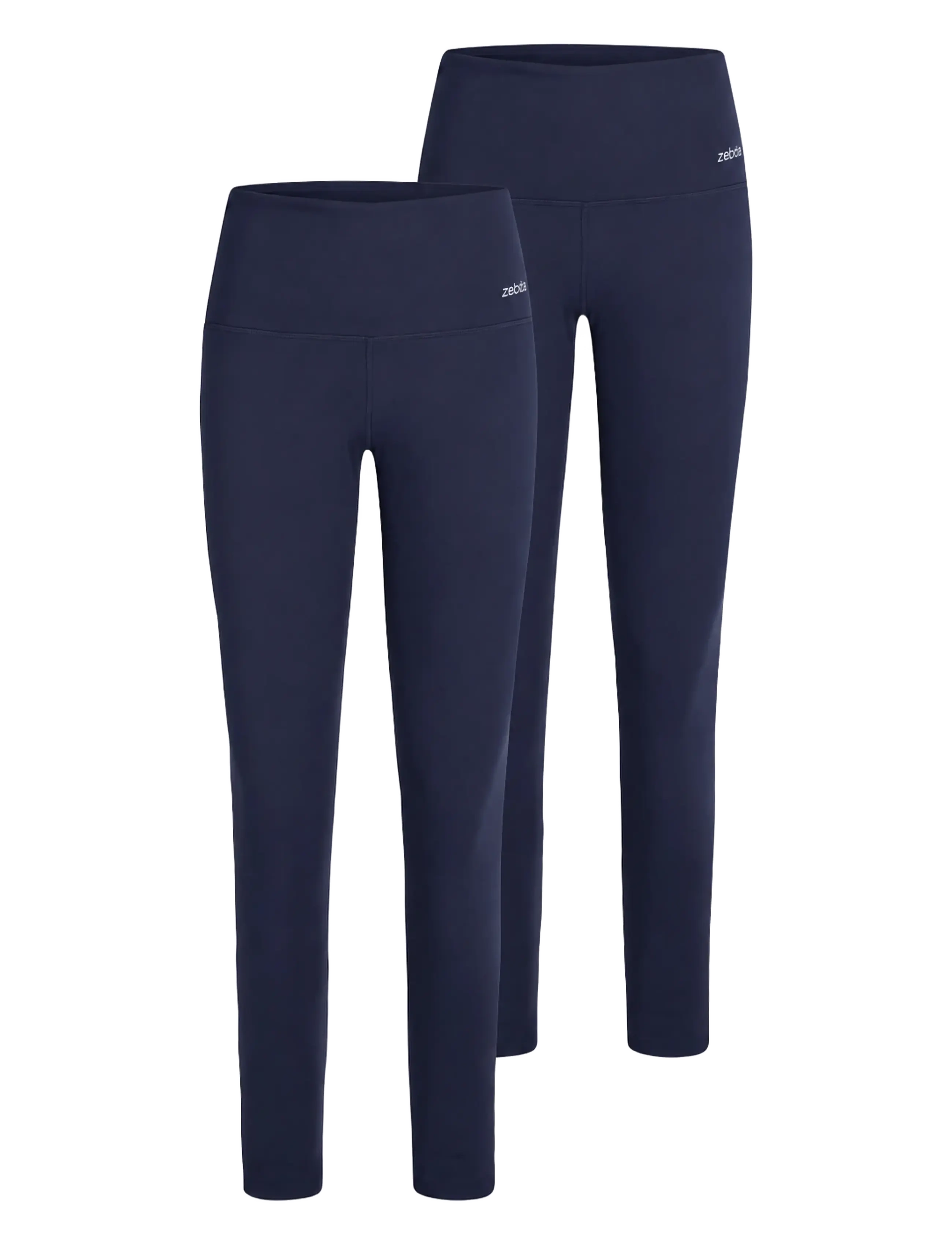 ZEBDIA Damen Sport Strumpfhose 2-Pack Navy - M - Damen