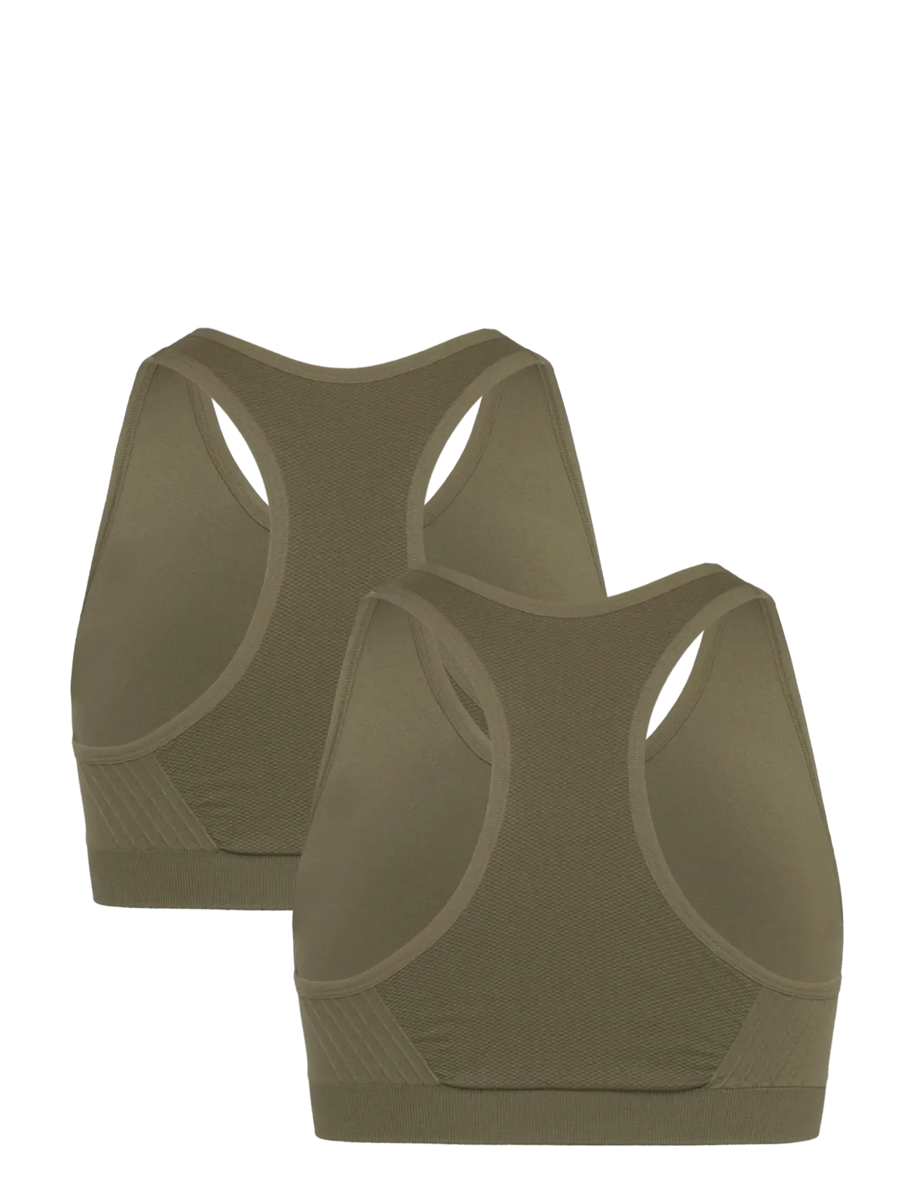 ZEBDIA - 2-PK Seamless Bra - laveste priser - army - 2