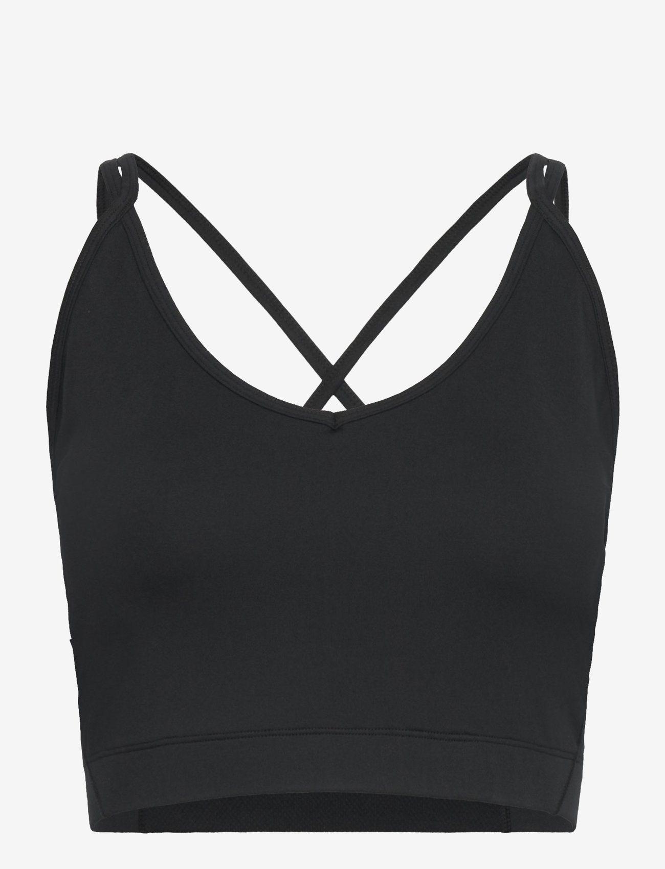 ZEBDIA - Sports Bra w. Slim Strap - sports bras - black - 0