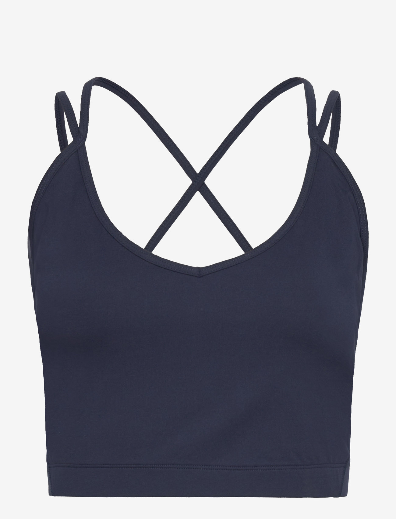 ZEBDIA - Sports Bra w. Slim Strap - tanktops - navy - 0