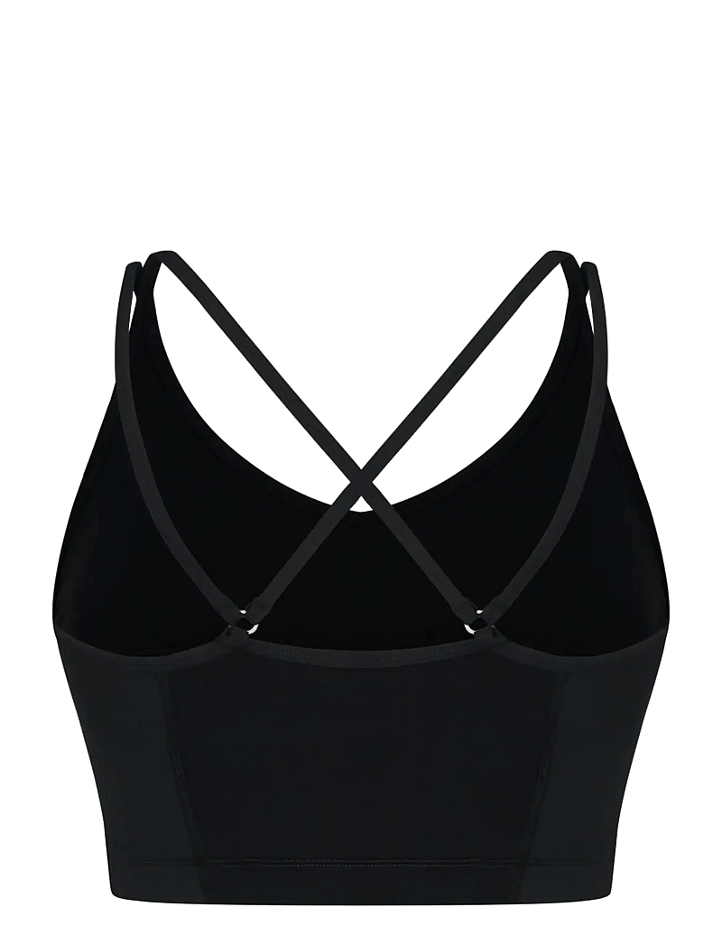 ZEBDIA - Sports Bra w. Slim Strap 2-Pack - spordirinnahoidjad - black - 2
