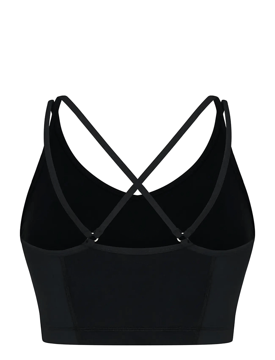 ZEBDIA - Sports Bra w. Slim Strap 2-Pack - sports-bh'er - black - 2