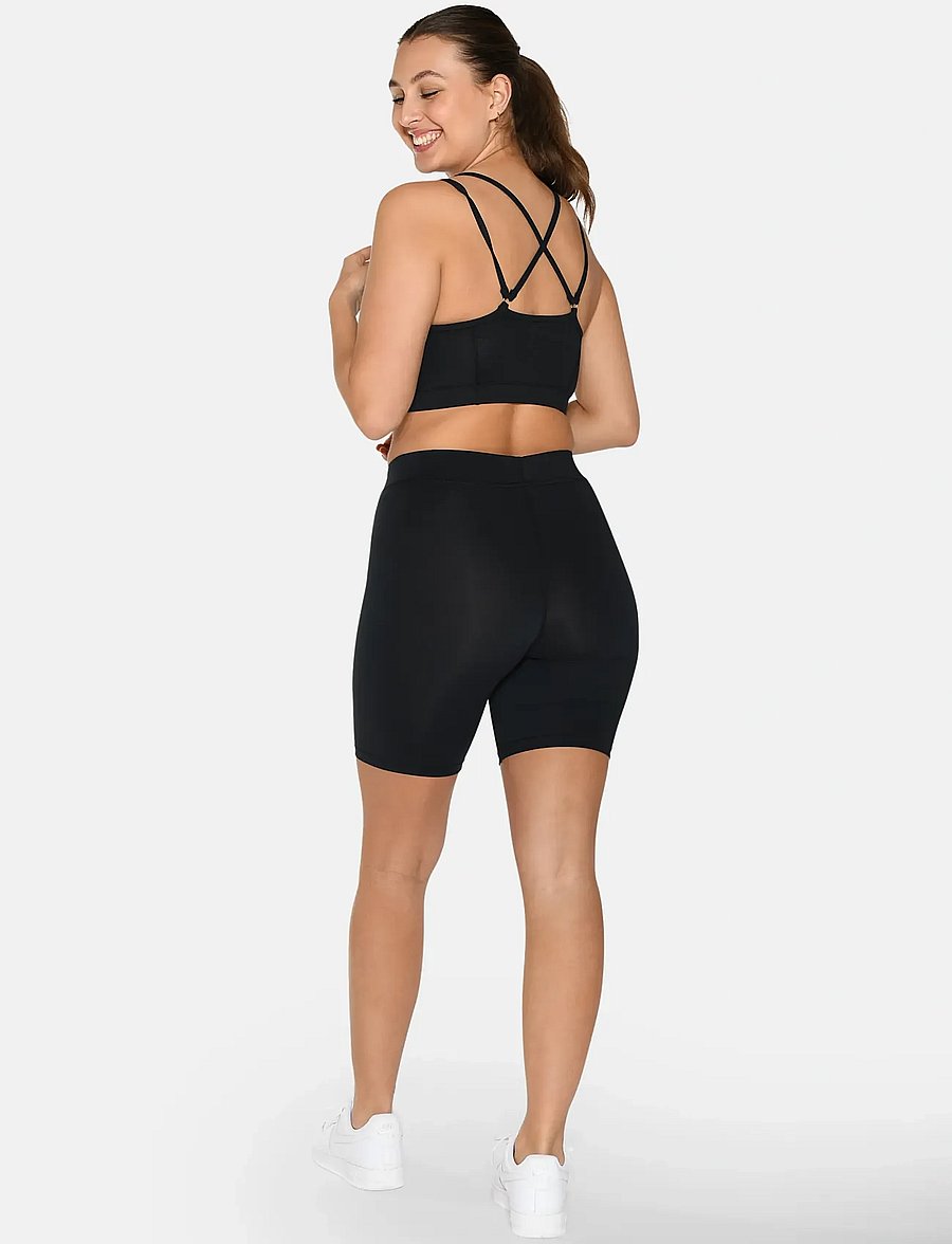 ZEBDIA - Sports Bra w. Slim Strap 2-Pack - sports-bh'er - black - 4