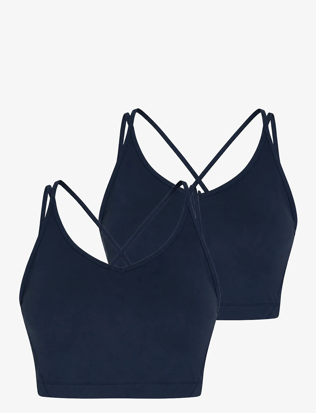 ZEBDIA - Sports Bra w. Slim Strap 2-Pack - sports-bh'er - navy - 1