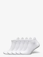 5-PK Ancle Running Socks - WHITE