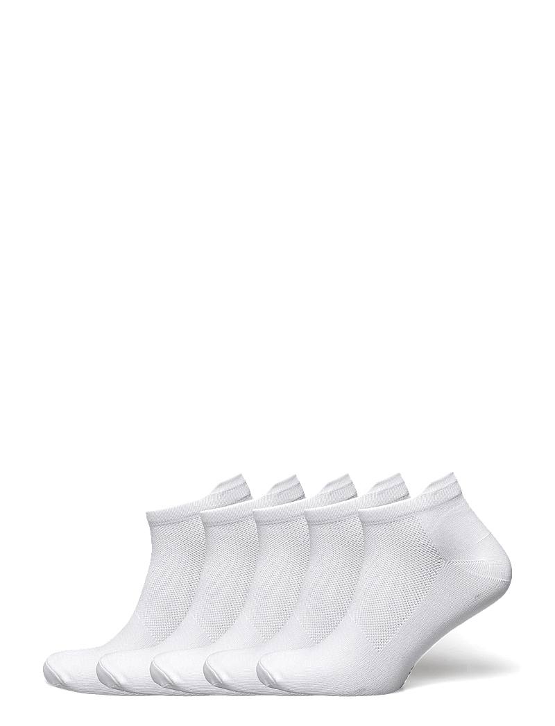 ZEBDIA - 5-PK Ancle Running Socks - sportstrømper - white - 0