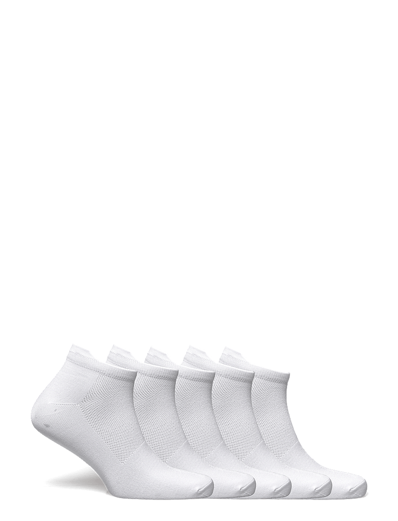 ZEBDIA - 5-PK Ancle Running Socks - sportstrømper - white - 1