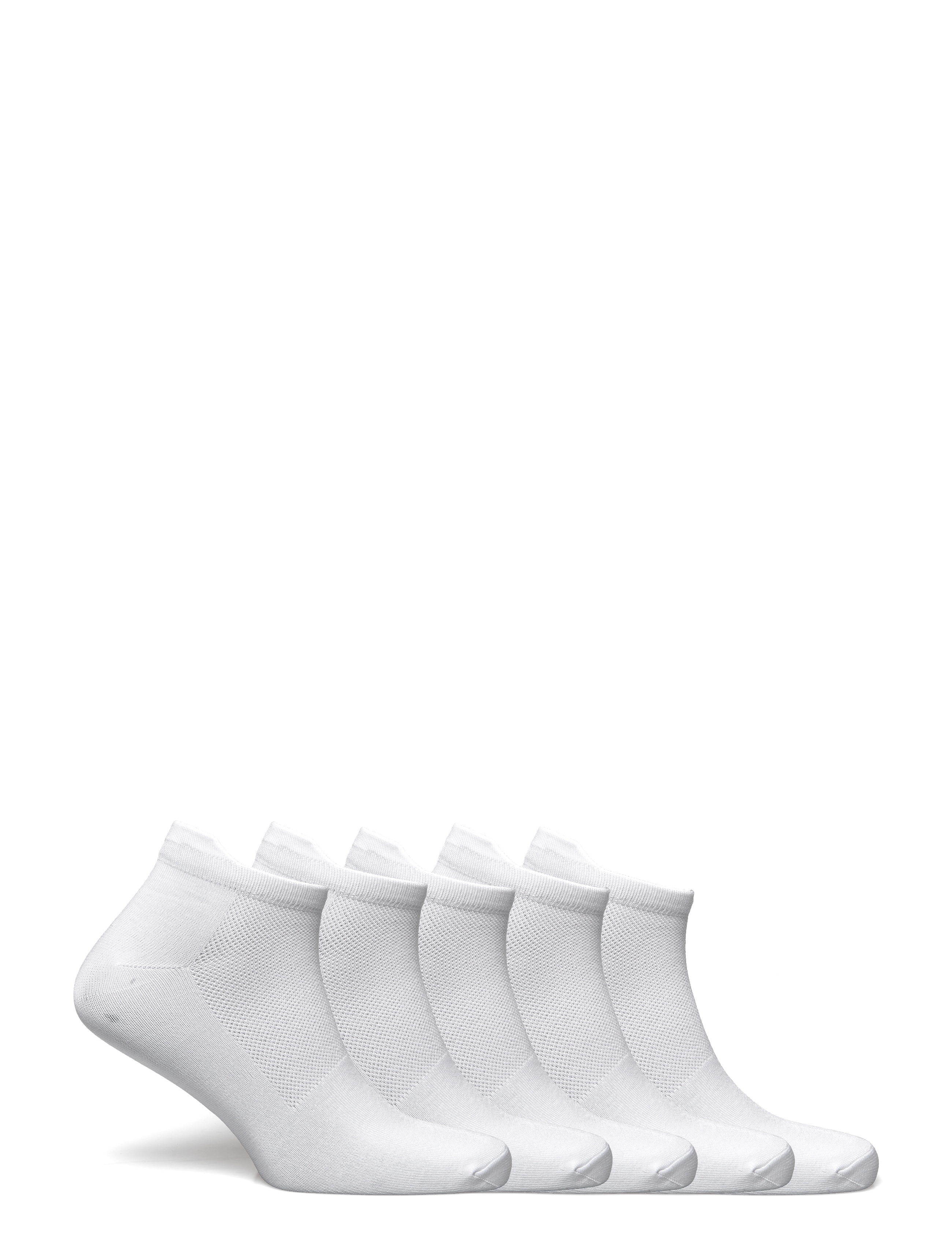ZEBDIA - 5-PK Ancle Running Socks - laveste priser - white - 1