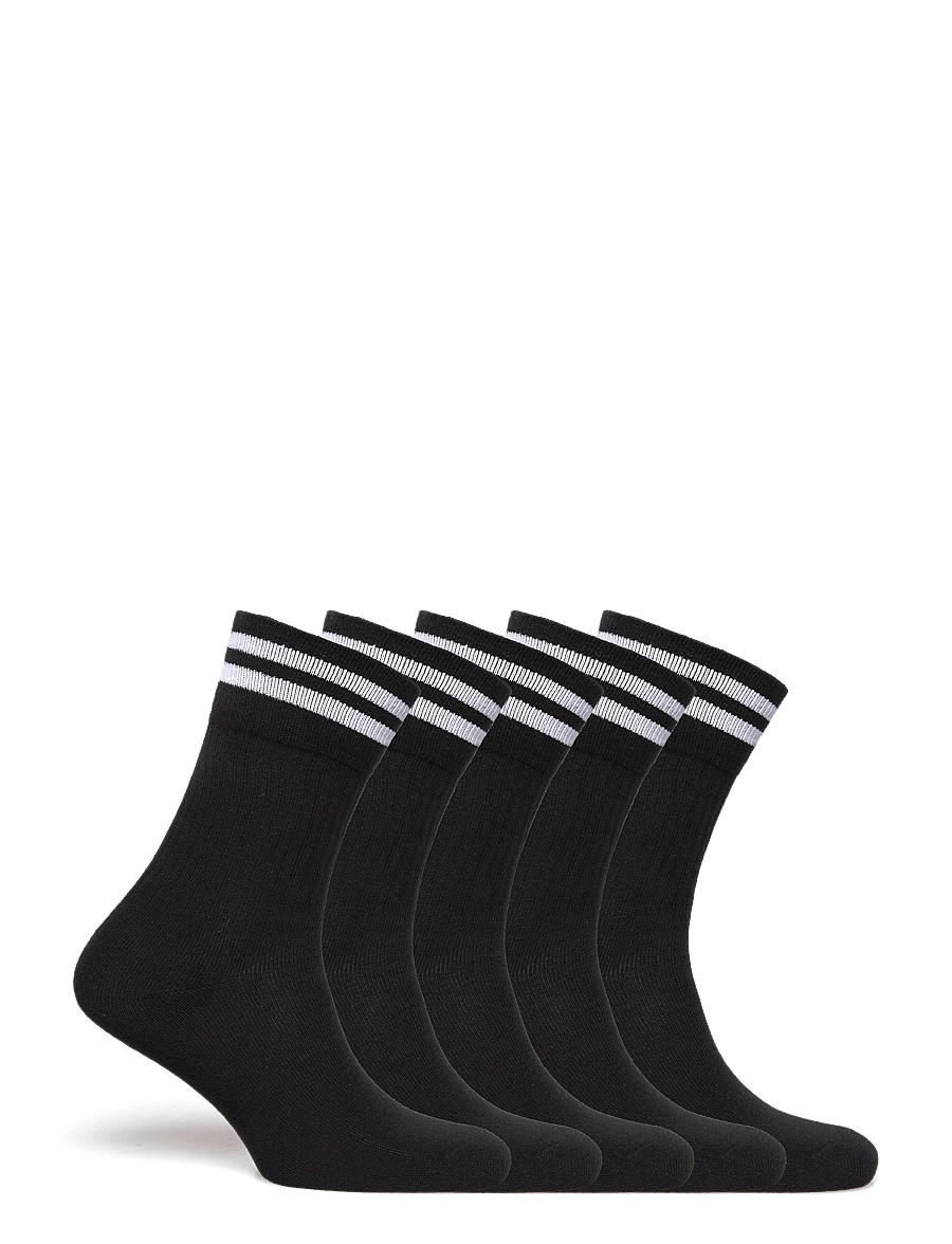 ZEBDIA - 5-PK Tennis Socks with Stripes - strümpfe - black - 1