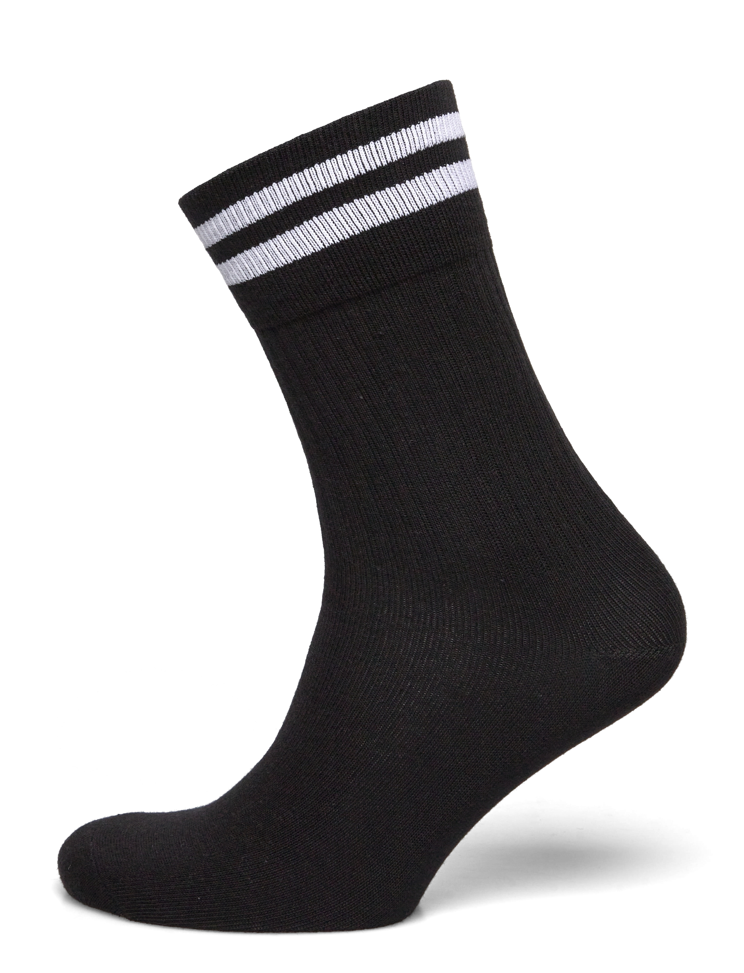 ZEBDIA - 5-PK Tennis Socks with Stripes - sportstrømper - black - 2