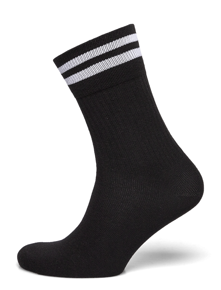 ZEBDIA - 5-PK Tennis Socks with Stripes - strümpfe - black - 2