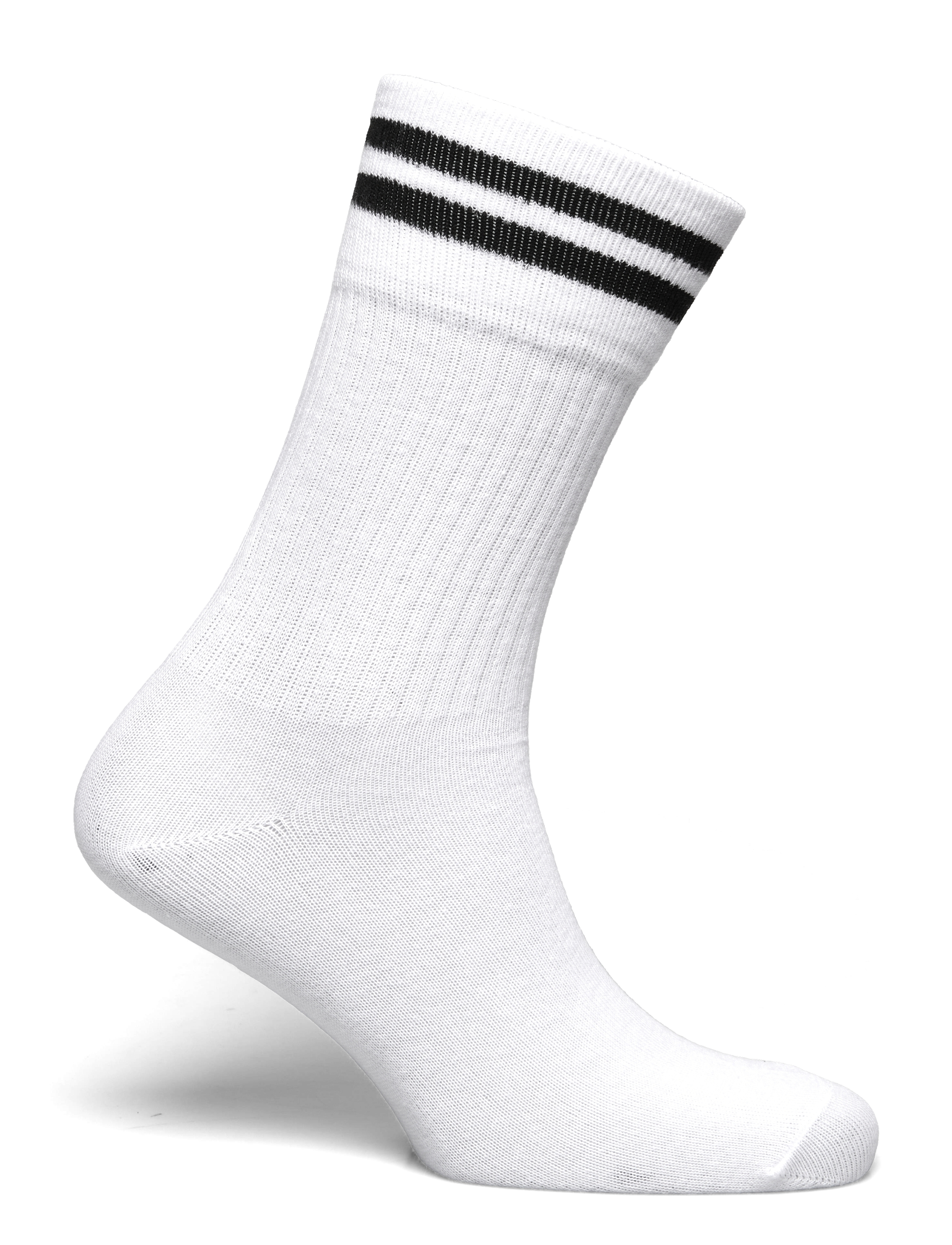 ZEBDIA - 5-PK Tennis Socks with Stripes - spordisokid - white - 3