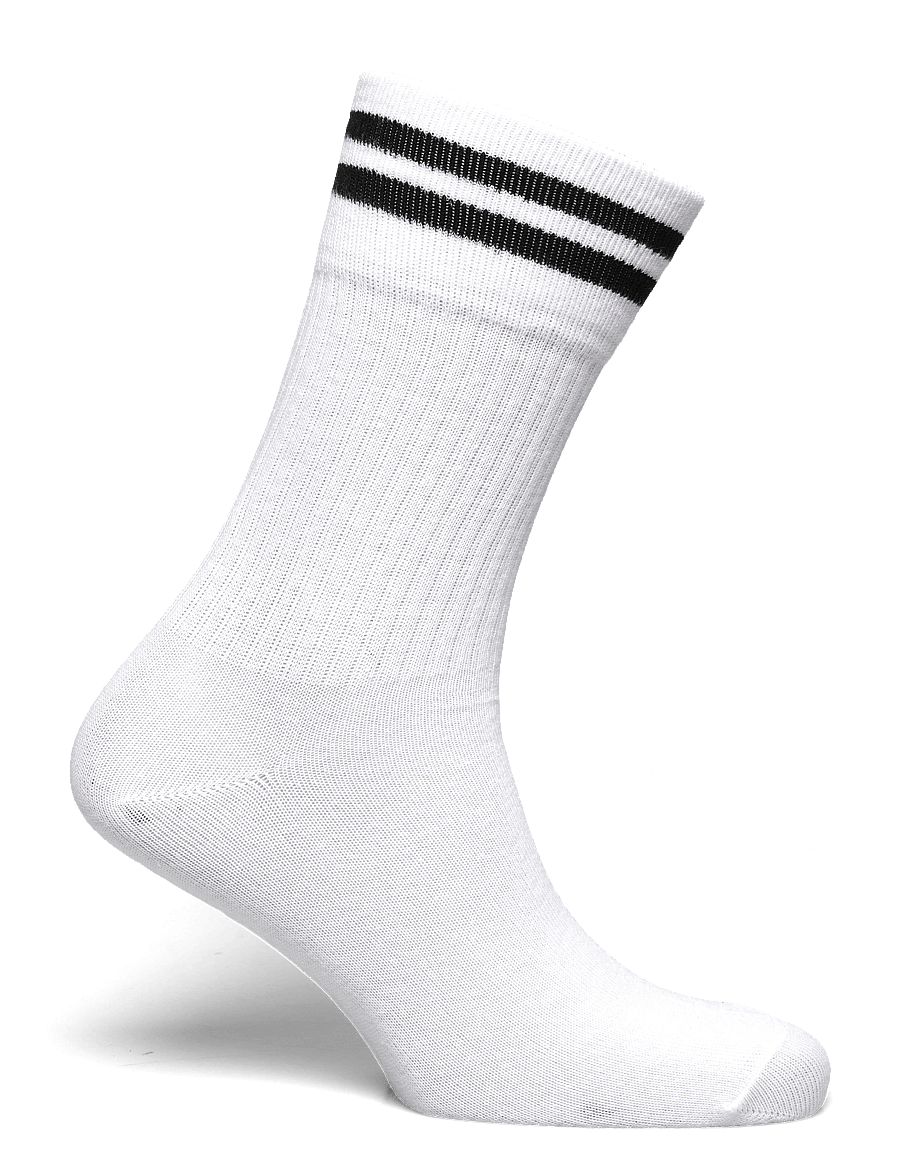 ZEBDIA - 5-PK Tennis Socks with Stripes - sporta zeķes - white - 3