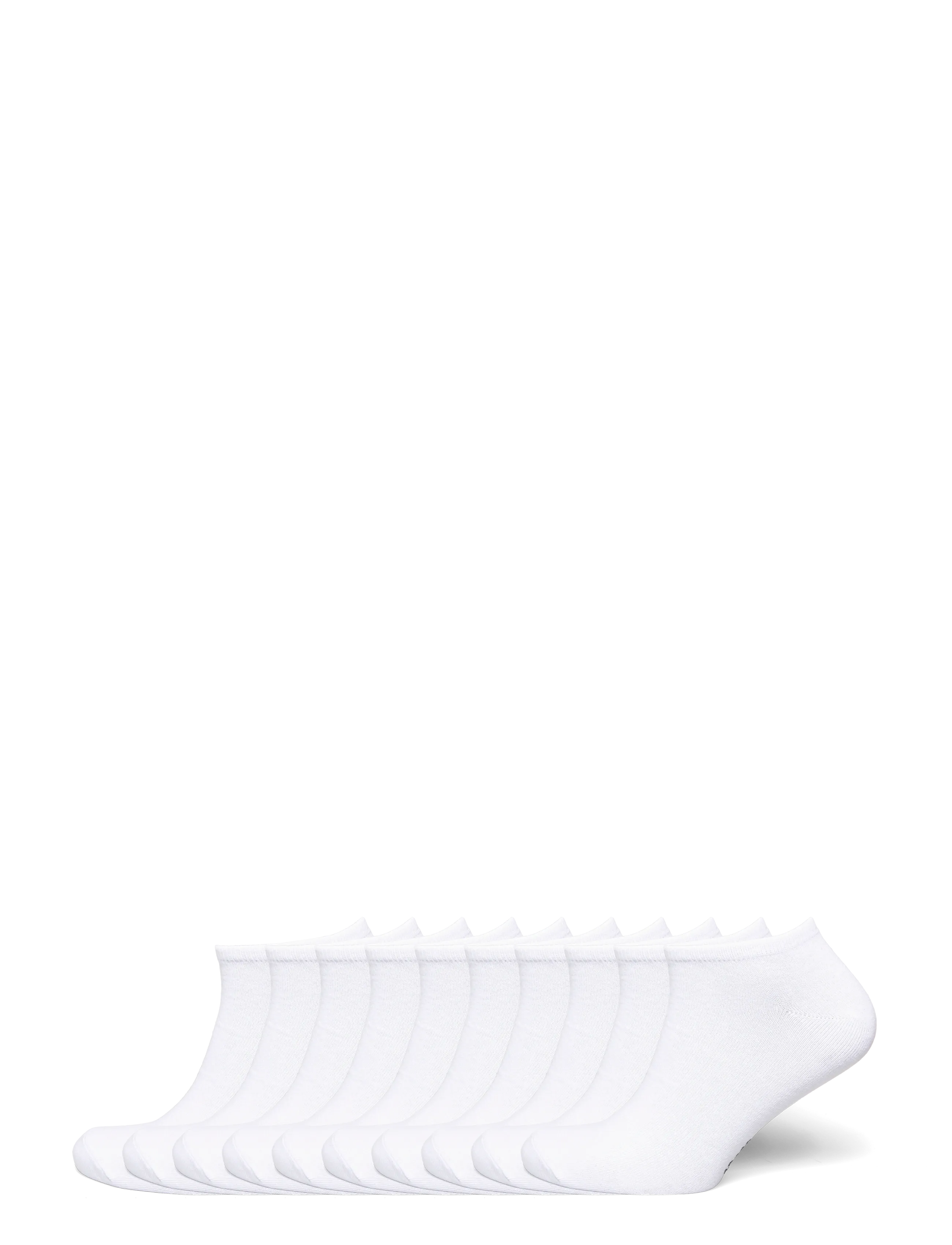 ZEBDIA 10-Pk Tennis Footies Weiß - 43-46 - Damen