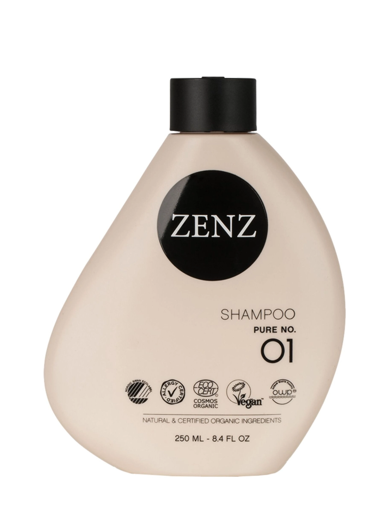 ZENZ Pure 01 Shampoo 250 Ml, Shampoo, Nude, Str: 250 ml