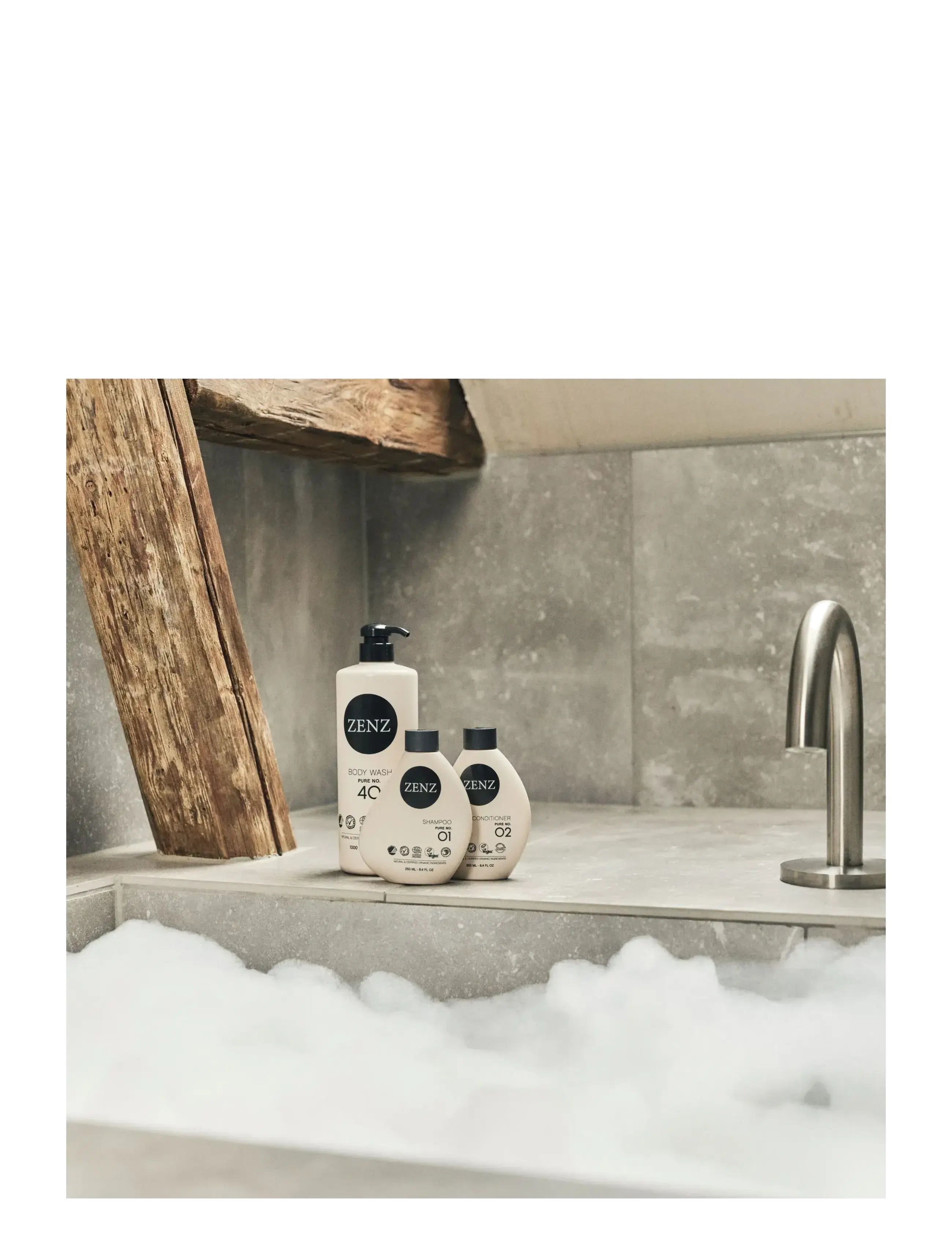 ZENZ - Pure 01 Shampoo 250 ML - hårpleje - clear - 3