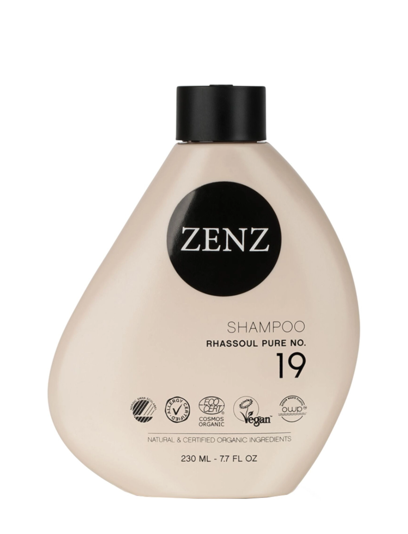 ZENZ Rhassoul Pure 19 Treatment Shampoo 230 Ml, Shampoo, Nude, Str: 230 ml