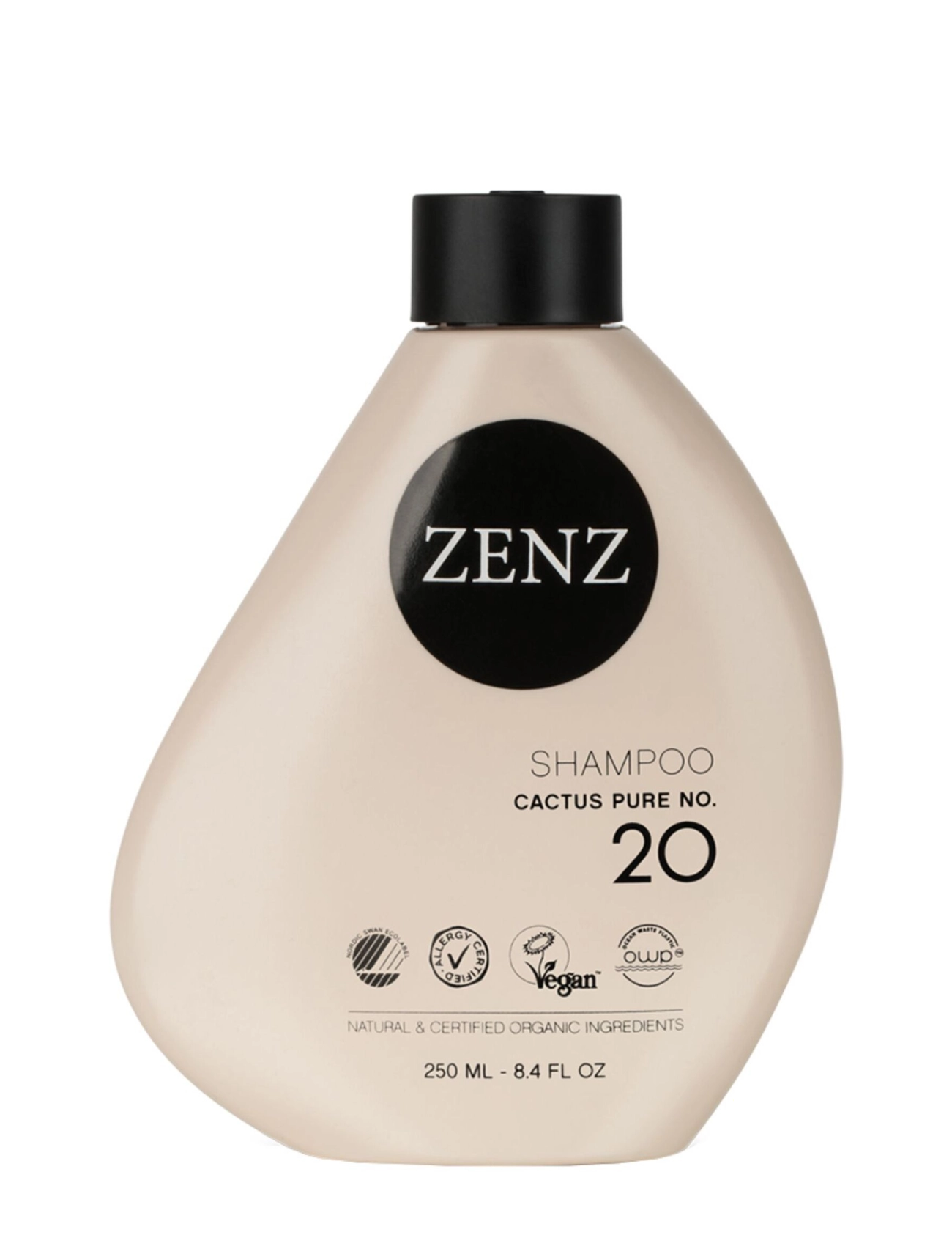 ZENZ Cactus Pure 20 Shampoo 250 Ml, Shampoo, Nude, Str: 250 ml