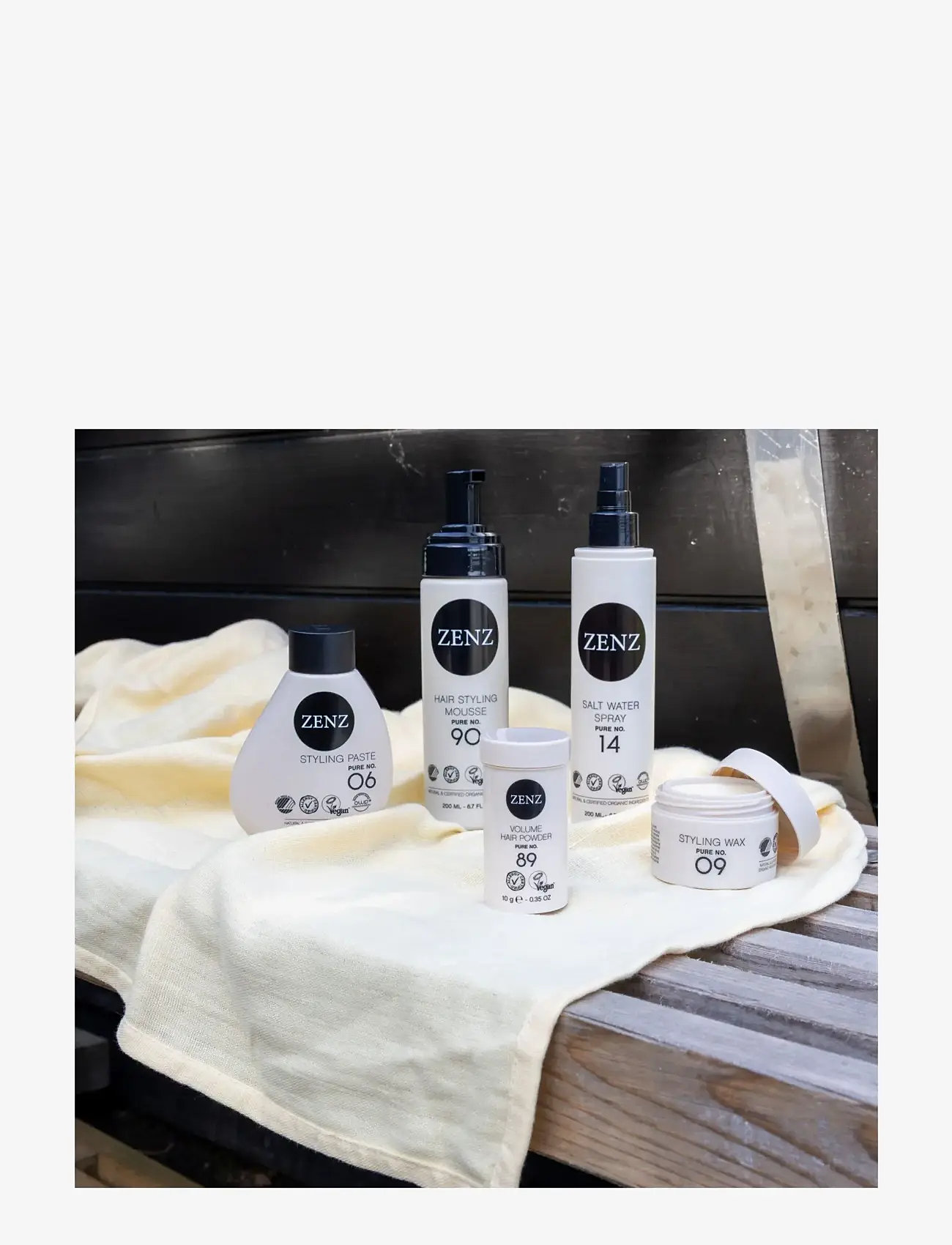 ZENZ - Styling 14 Salt Water Spray Pure 200 ML - saltvandsspray - clear - 1