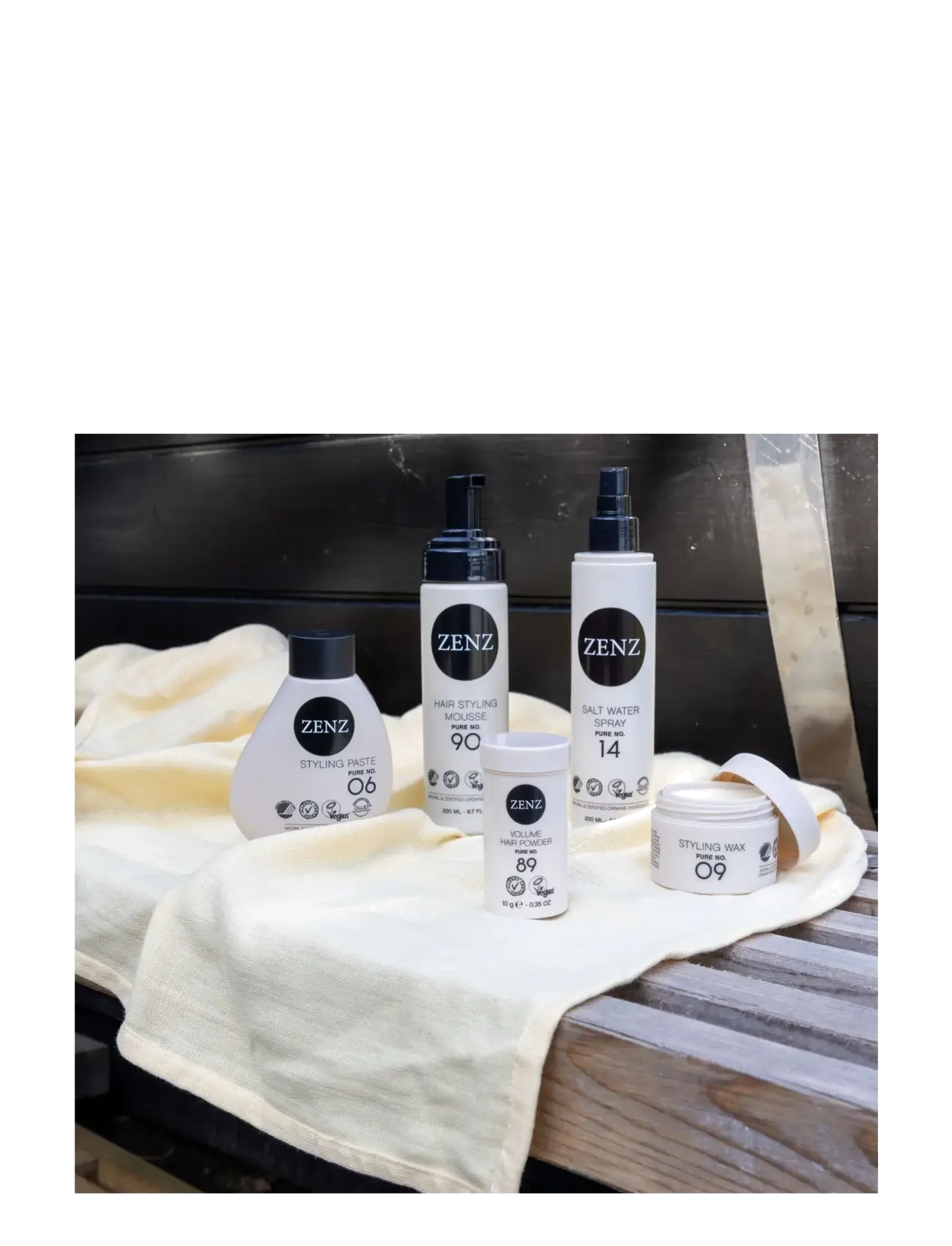ZENZ - Styling 14 Salt Water Spray Pure 200 ML - saltvandsspray - clear - 1